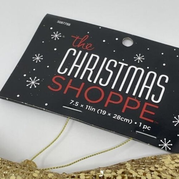 7.5” Gold Christmas Bow Decoration Or Packing The Gift Box Glitter Bow New‎ - Picture 10 of 11